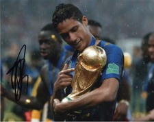France World Cup Raphael Varane Autographed Signed 8x10 EPL Photo COA #2