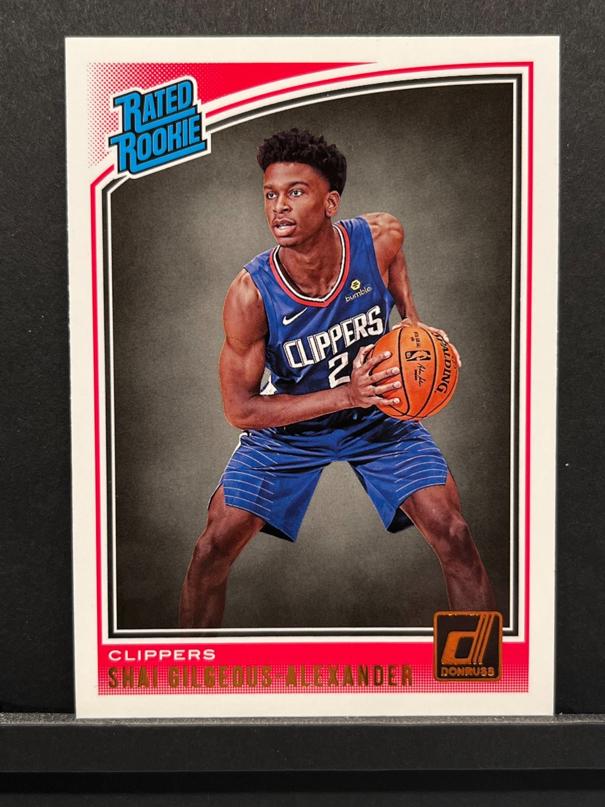 2018-19 Donruss - Rated Rookie Shai Gilgeous-Alexander (RC) #162