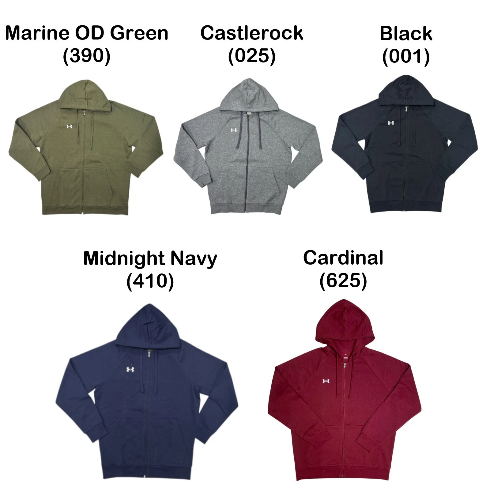 Under Armour Men's Rival Full Zip Raglan Sleeve Fleece Hoodie
Opens in a new window or tab