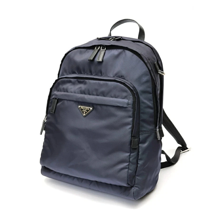 PRADA バックパック ブラック ブルーライン PRADA Backpack Blue Bags & Handbags for Women for sale | eBay