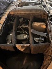 EOS Rebel T6 Digital SLR Camera Black Bag Package With 2 Lenses And 2 Filters