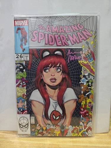 AMAZING SPIDER-MAN 26 SIGNED ART ADAM'S COPIC EDITION SUPER RARE. NM. FREE SH