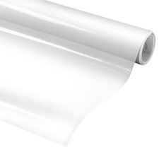 VViViD DECO65 Glossy Permanent Craft Vinyl 12 Inch x 10 12  x 10ft, Clear
