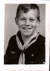 Vintage 1946 Boy Scout Portrait Photograph Black & White Portrait