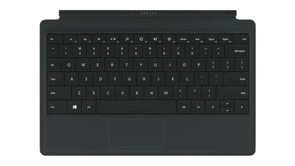 微软电源保护套键盘适用于 Surface 2 和 Pro 2 型号平板电脑 木炭 — 第 3/3 张图片
