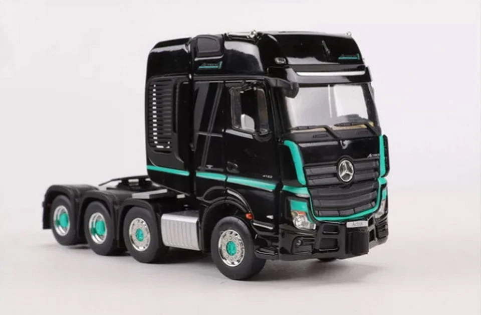 1/50 Mercedes-Benz Actros SLT GigaSpace 8x4 Negro Diecast Modelo Juguete Nuevo en Caja Foto 2 de 4
