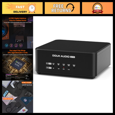 USB to Optical Adapter - Digital Audio Converter, DDC Reclocker, Opt/Coax/I2S Ou