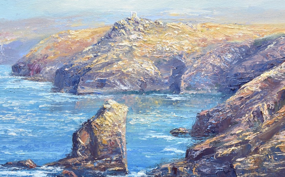 Richard Blowey Original Oil Painting Boscastle Cornwall Cornish ...