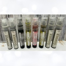 Tsukineko SHIMMER SPRITZ  Antiquing Solution Sprays Mixed Media Lot of 8