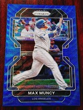 2022 Panini Prizm Baseball Wave 60/60 Blue Prizm Max Muncy #42 