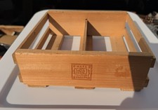 Vintage Napa Valley Box Co Wooden Cassette Tape Storage Rack Holder 24-26