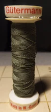 Vintage Partial Spool of GUTERMANN Polyester Thread