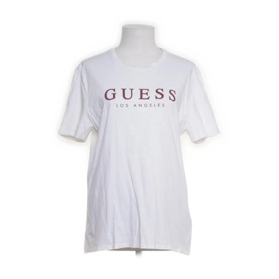 Guess, T-shirt, Größe: L, Weiß, Baumwolle, Print, Herren #wmd