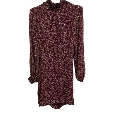 sezane purple dress Renata Dress - Purple - Silk