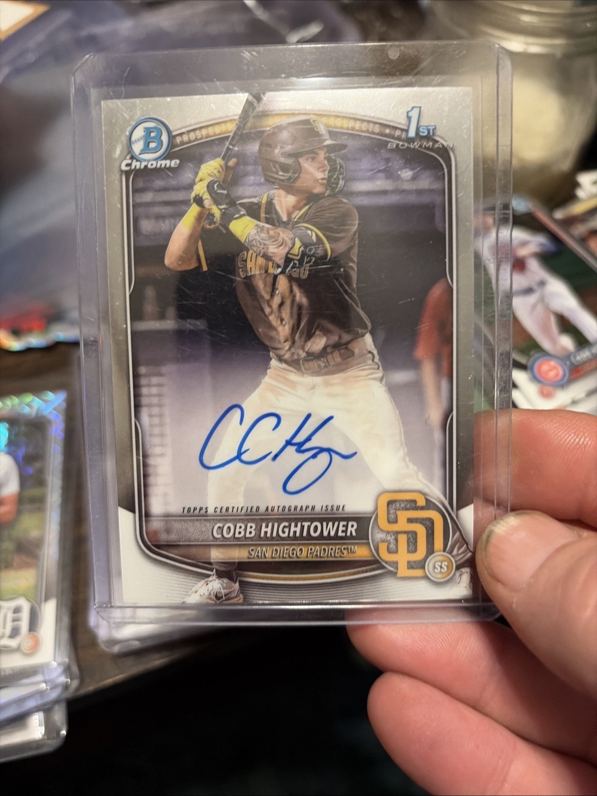 2025 Bowman - Chrome Prospect Autographs Cobb Hightower #CPA-CHI (AU, RC)