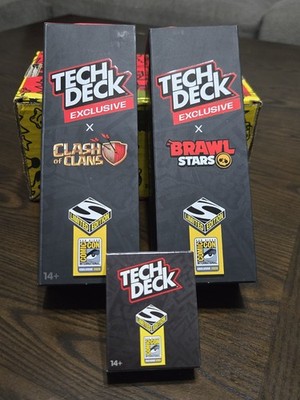 SDCC 2026 Limited Edition Tech Deck & Enamel Pin - Clash Of Clans & Brawl Stars