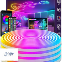 Letianpai RGB LED Strip 15M Wasserdicht Musik Sync App Steuerung Gaming