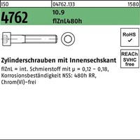 Zylinderschraube ISO 4762 Innen-6Kt M10X40 10.9 Zinklamellenb. 100St.