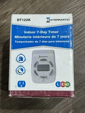 Intermatic DT122K 15-Amp Two-Outlet Heavy Duty Digital Indoor Timer- New
