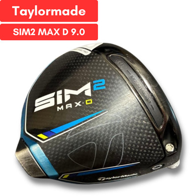 TaylorMade SIM2 MAX D 9* Grad Driver Kopf nur Rechtshand GEBRAUCHT D3921