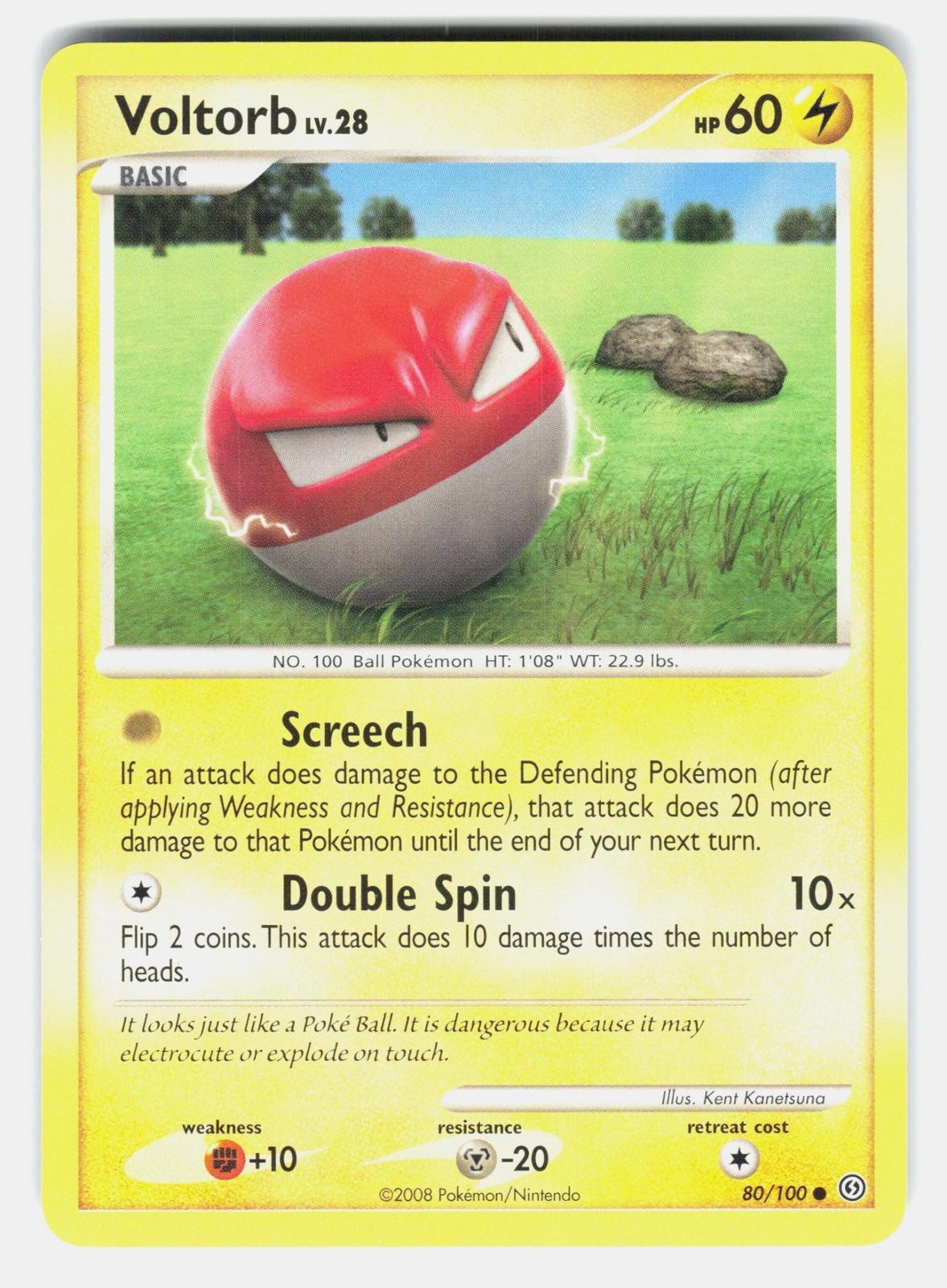 Voltorb (80) #80/100 | Stormfront | Common | NM