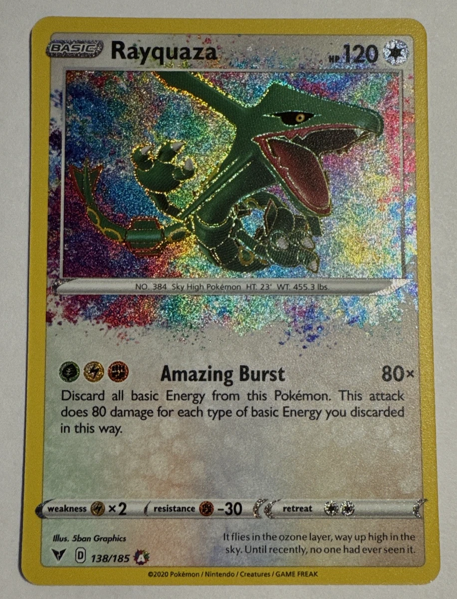 Rayquaza 138/185 Swsh04: Vivid Voltage for sale | eBay