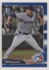 2019 Bowman Chrome Blue Refractor 139/150 Ryan Borucki (Grey Jersey) #37 02u0