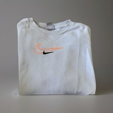 Nike Herren Sweatshirt Pullover Weiß Rundhal...