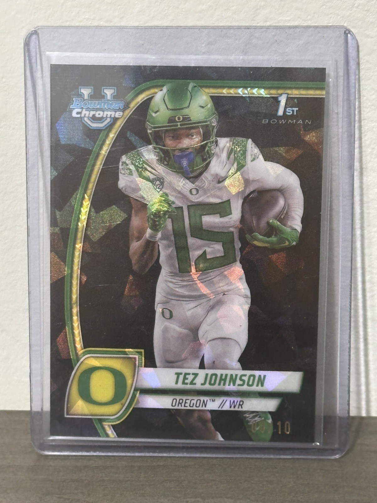 2024 Bowman U Chrome Sapphire Edition Black /10 Tez Johnson #171