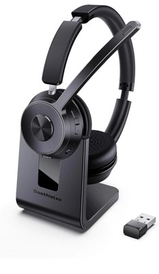 Soothielec Cordless Bluetooth Headset. Model: KH53 (Black)