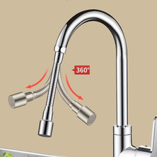 360° Faucet Extender Bendable Kitchen Sink Flexible Tap Spray Head Attachment