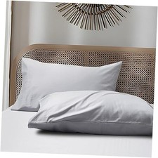 Cotton Pillow Cases Size Set of 2, 800 Thread Count 100 Egyptian Standard Grey