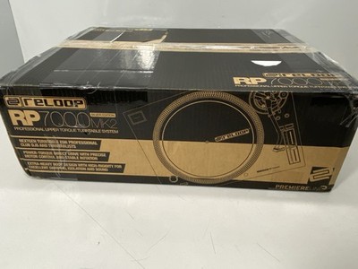 Reloop AMS-RP-7000-MK2-SLV Direct Drive High Torque Turntable in Silver