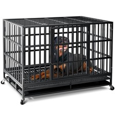 Oranland 48 inch Heavy Duty Indestructible Dog Crate,2025 New Upgraded Reinfo...