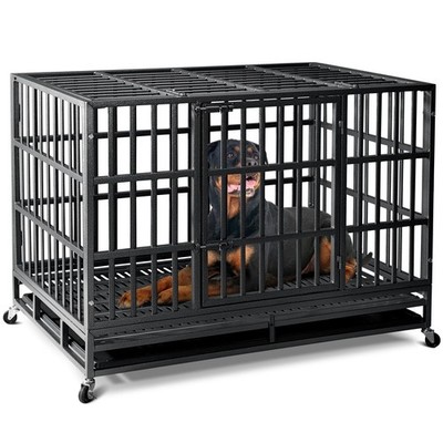 Oranland 48 inch Heavy Duty Indestructible Dog Crate,2025 New