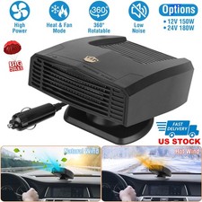 Portable Car Heater Heating Cooling Fan Defogger Demister Windshield Heater 12V