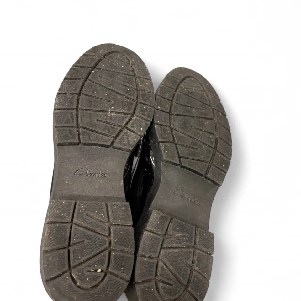 Mocasines Clarks Westlynn Ayla para mujer talla 8,5 charol negro clásico EE. UU. Foto 4 de 4