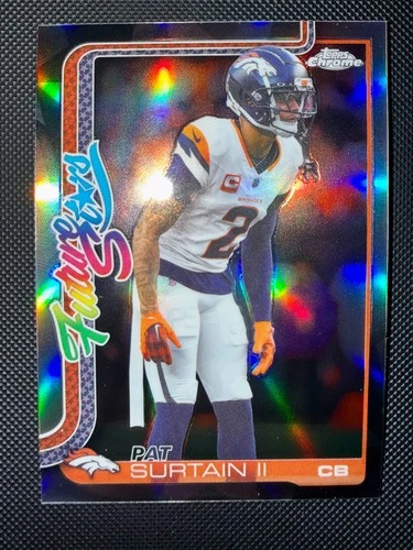 2025 Topps Chrome Pat Surtain II Refractor (RAW)