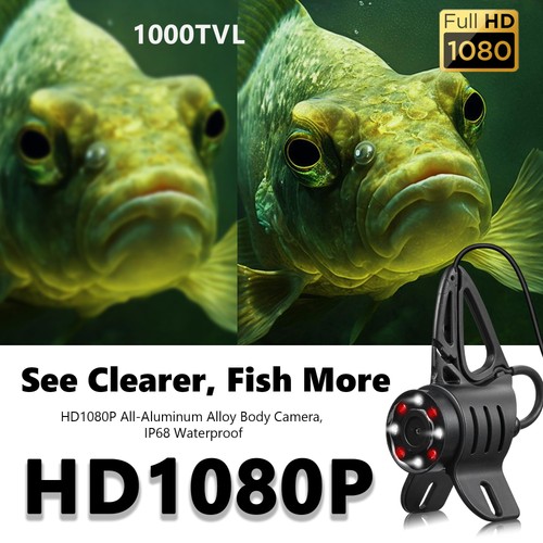 [® 2026 Upgrade] 4,5'' True HD 1080P Unterwasser Angeln Kamera mit DVR-32GB, (N... - Bild 4 von 9