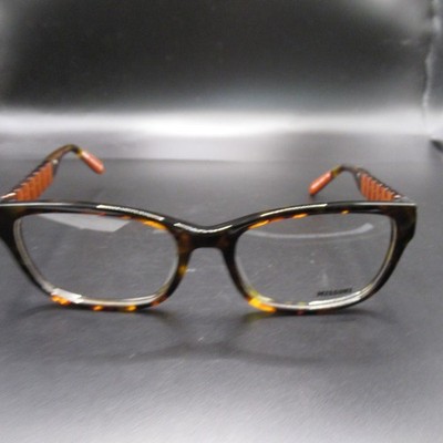MISSONI MI351V02 Tortoiseshell Cat Eye Eyeglass Frames 53-17-140 Made in Italy