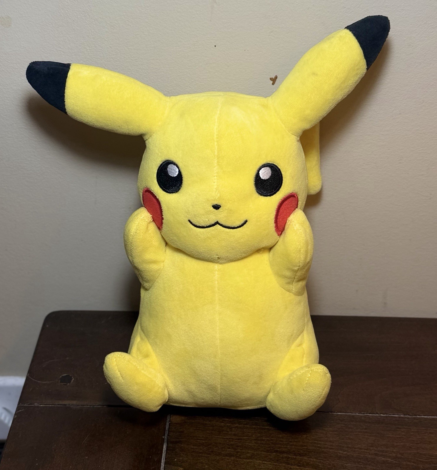 Pokemon Pikachu Plush Stuffed Animal 2023 Nintendo Game Freak Yellow