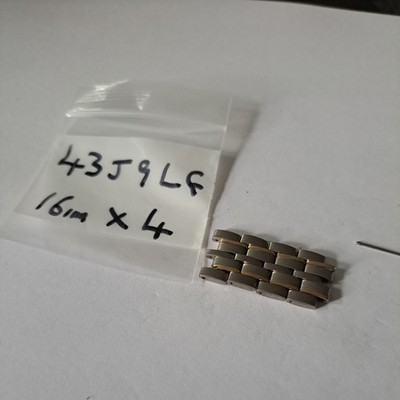 SEIKO  LINKS  FOR  16MM  43J9LG Stainless Steel Watch Link X4
