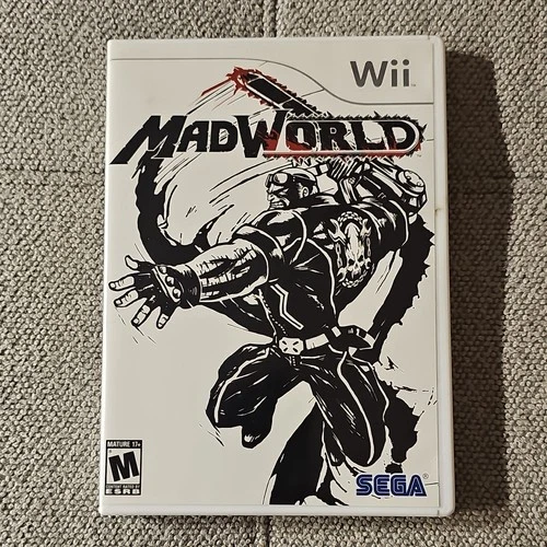 SEGA MadWorld Nintendo Wii Manual Multiplayer Action Beat 'Em Up M Mature