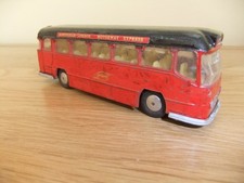 corgi major/1120 1961-62 Miland Red motorway express coach