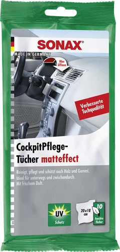 SONAX plastic care wipes Matteffect (10 pieces)