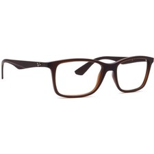 Ray-Ban Eyeglasses RB 7047 5451 Matte Brown Square Frame 56 17 145