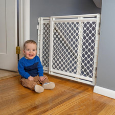 Toddleroo by North States - Stairway Secure Baby Gate: Plastic Baby Gate for Sta