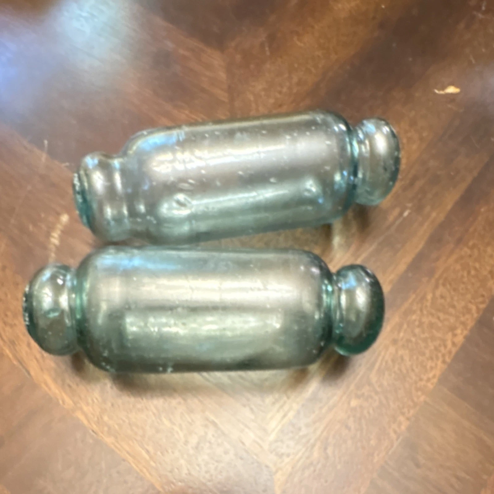 Set of 2 Glass Rolling Pins Clear Light Blue Plain Antique Kitchen Collectible
Opens in a new window
