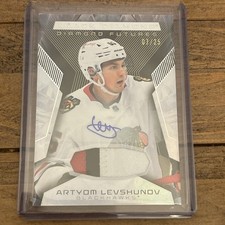 2025-26 BLACK DIAMOND ARTYOM LEVSHUNOV DIAMOND FUTURES PATCH AUTO /25