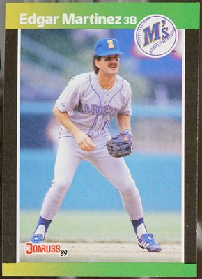1989 Donruss Baseball Edgar Martinez #645 EX